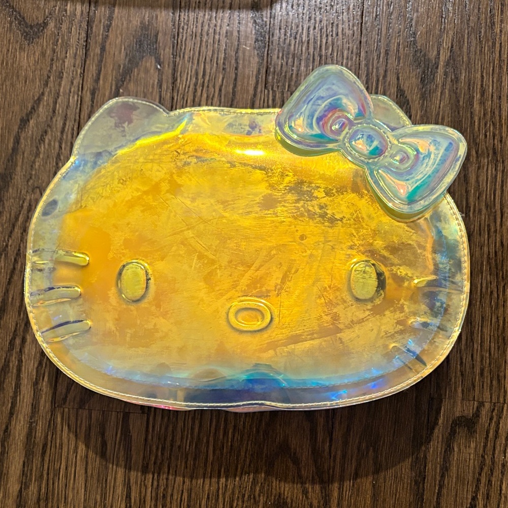 Stoney Clover x Hello Kitty Iridescent Hello Kitty Large Pouch